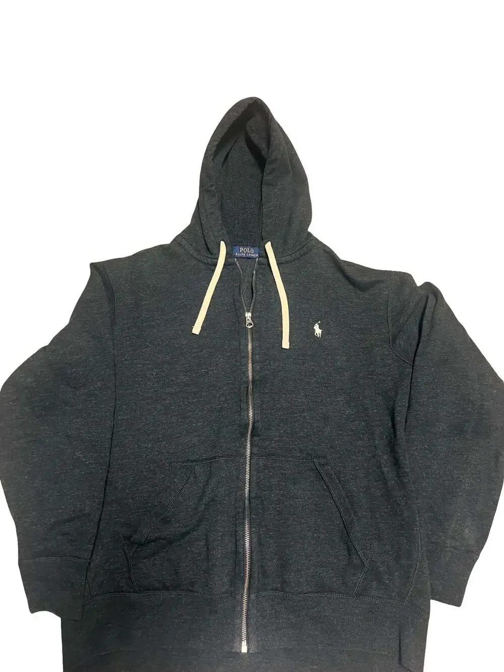 Polo Ralph Lauren Men's Classic Full Zip Signature Fleece Hoodie Sweatshirt (Bla